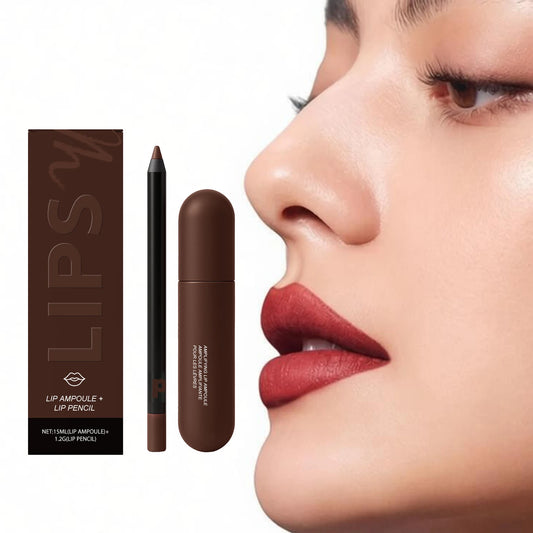 Waterproof Matte Lipliner Pencil Set Long Lasting Non Drying Perfec Lining Filling Lips Moisturizing Plump Lip Color Lip Care Peaceful Pleasures Health and Wellness