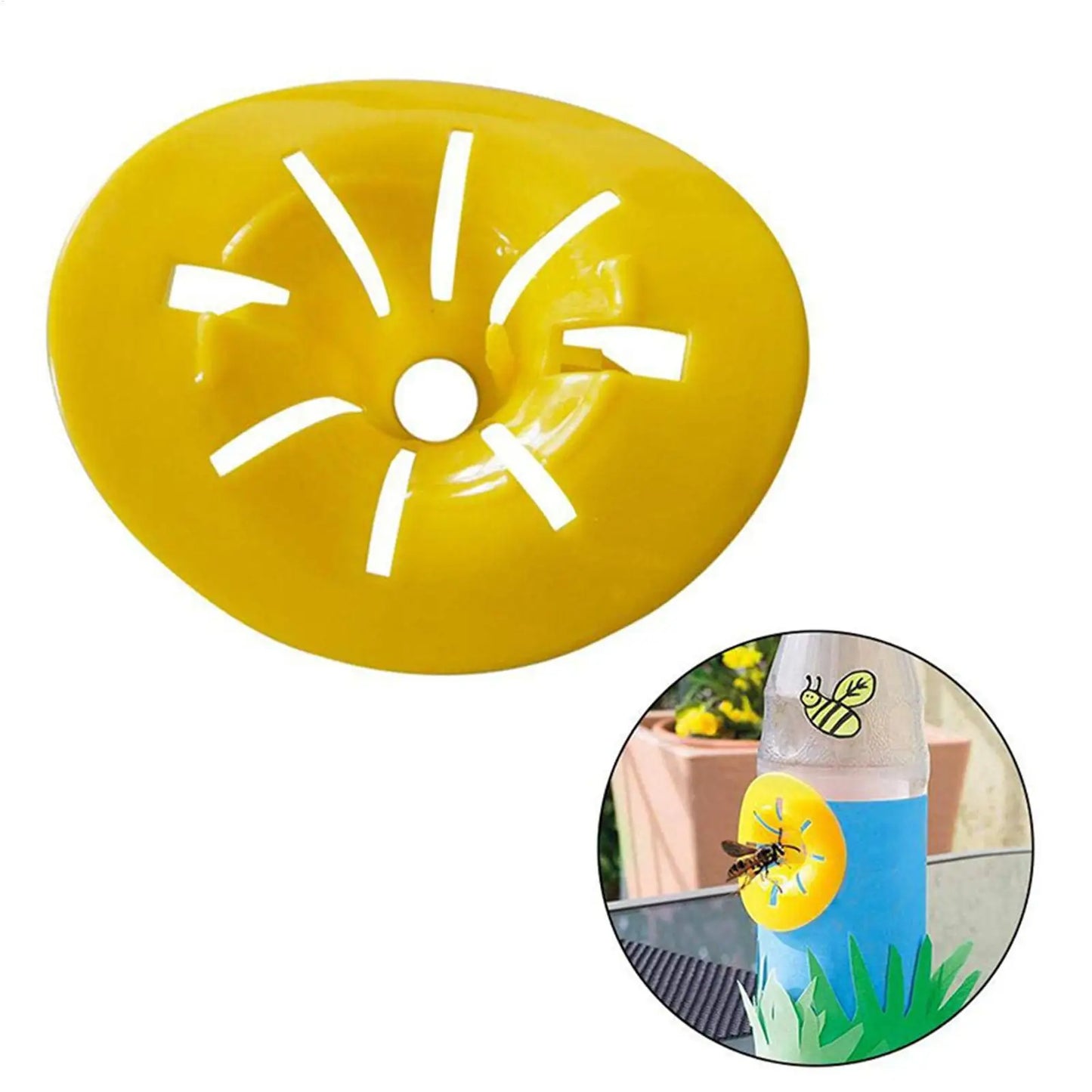 Flower Wasp Trap 10-Pack | Reusable Bee & Hornet Catcher