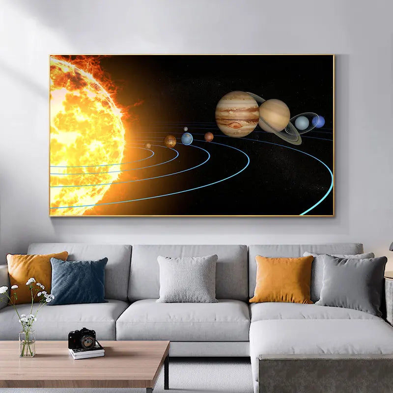 Solar System Pictures Nebula Space Universe Posters and Prints Science Canvas Painting Wall Art for Living Room Decor Cuadros Peaceful Pleasures Health and Wellness w1393 space (11) 30x60cm