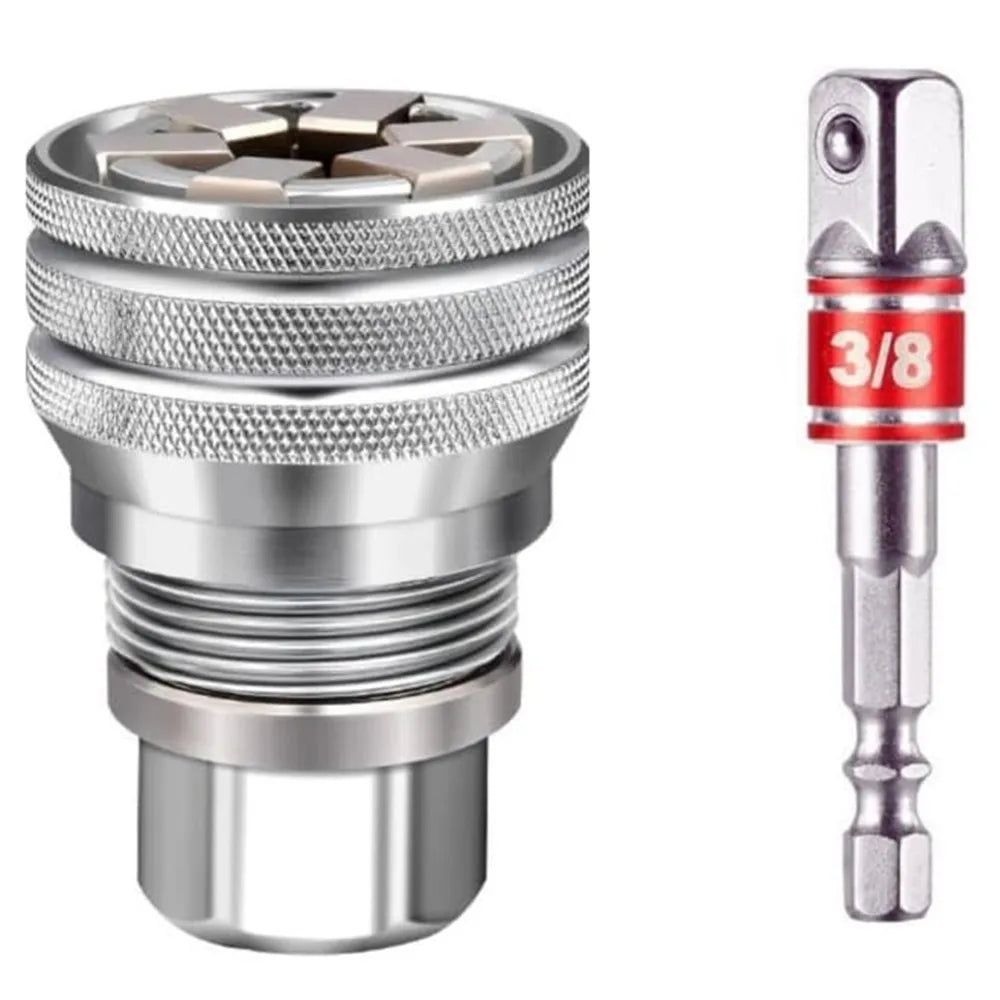 1 Adjustable Socket Wrench 3 8 Drive Multi-function Hex Adapter