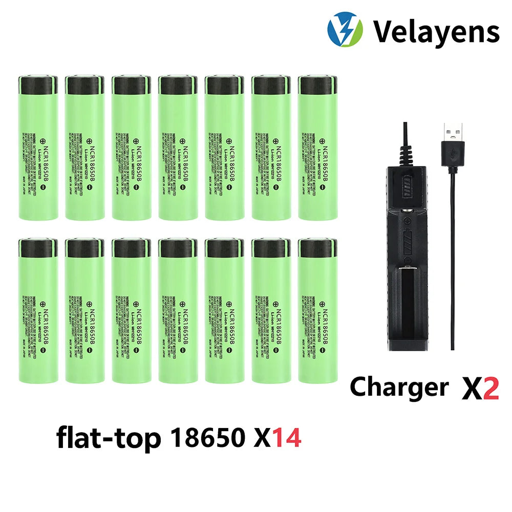 18650 1700mAh 3.7V Rechargeable Li-Ion Battery High-Drain for Flashlights 2-20pcs Bulk Available, 1000+ Charge Cycles Peaceful Pleasures Health and Wellness 14 FT 18650 2Charger 3.7 V