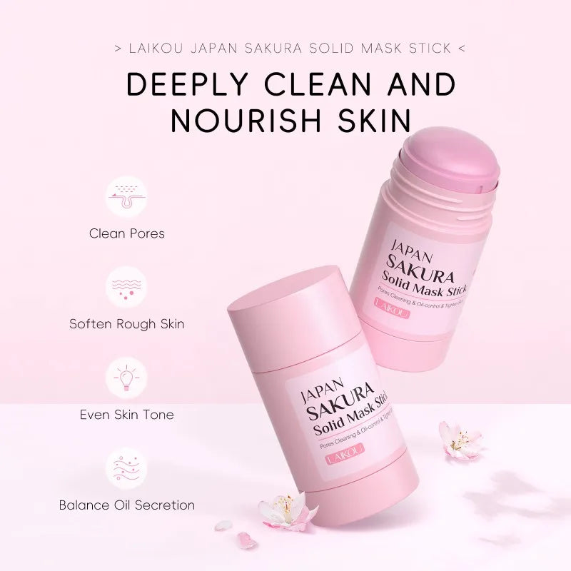 Sakura Face Mask Stick – Pore Cleansing & Oil Control | 45g