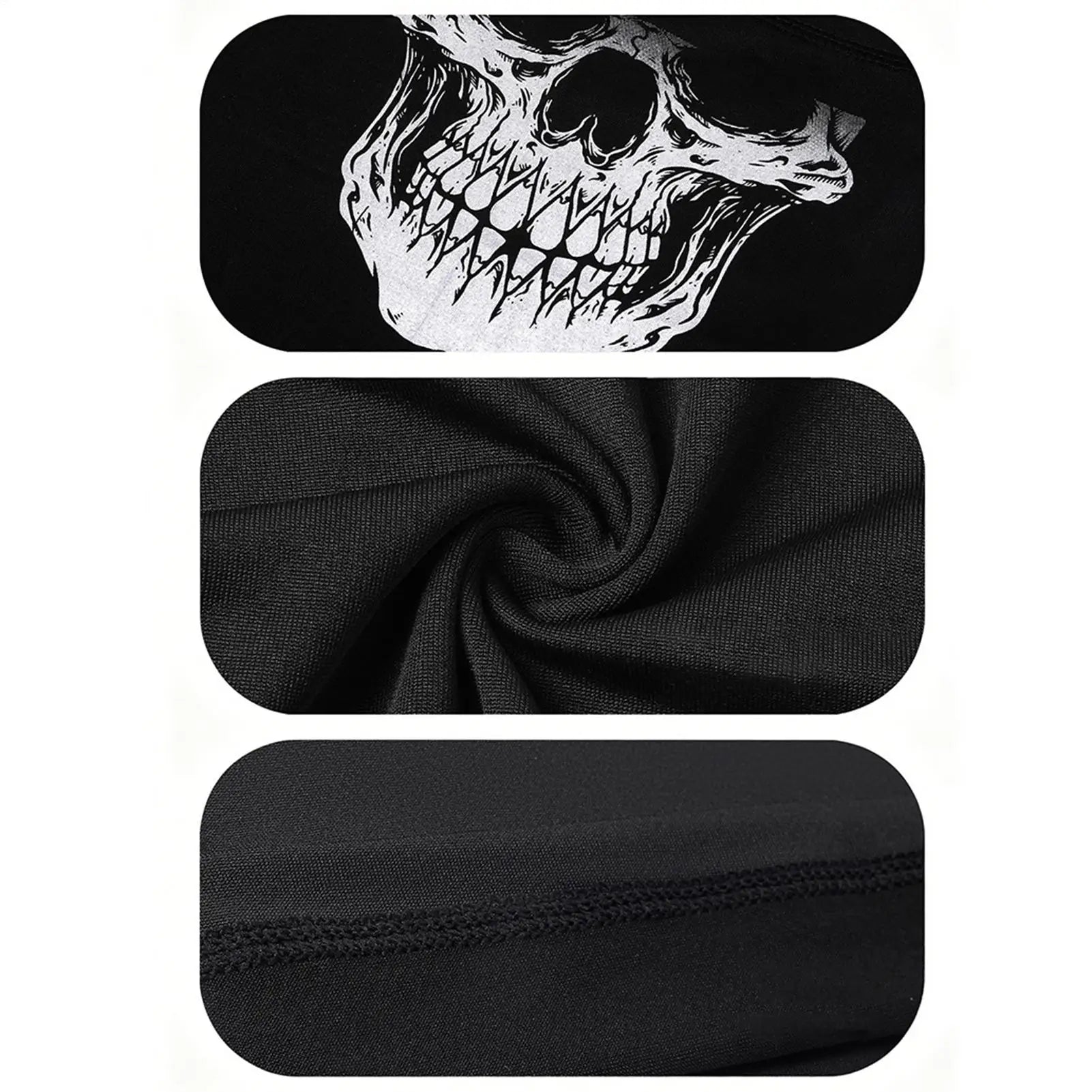 Skull Neck Gaiter Breathable Outdoor Face Bandana For Men Women, Cycling Biking Running Hiking Camping Daily Commute Peaceful Pleasures Health and Wellness
