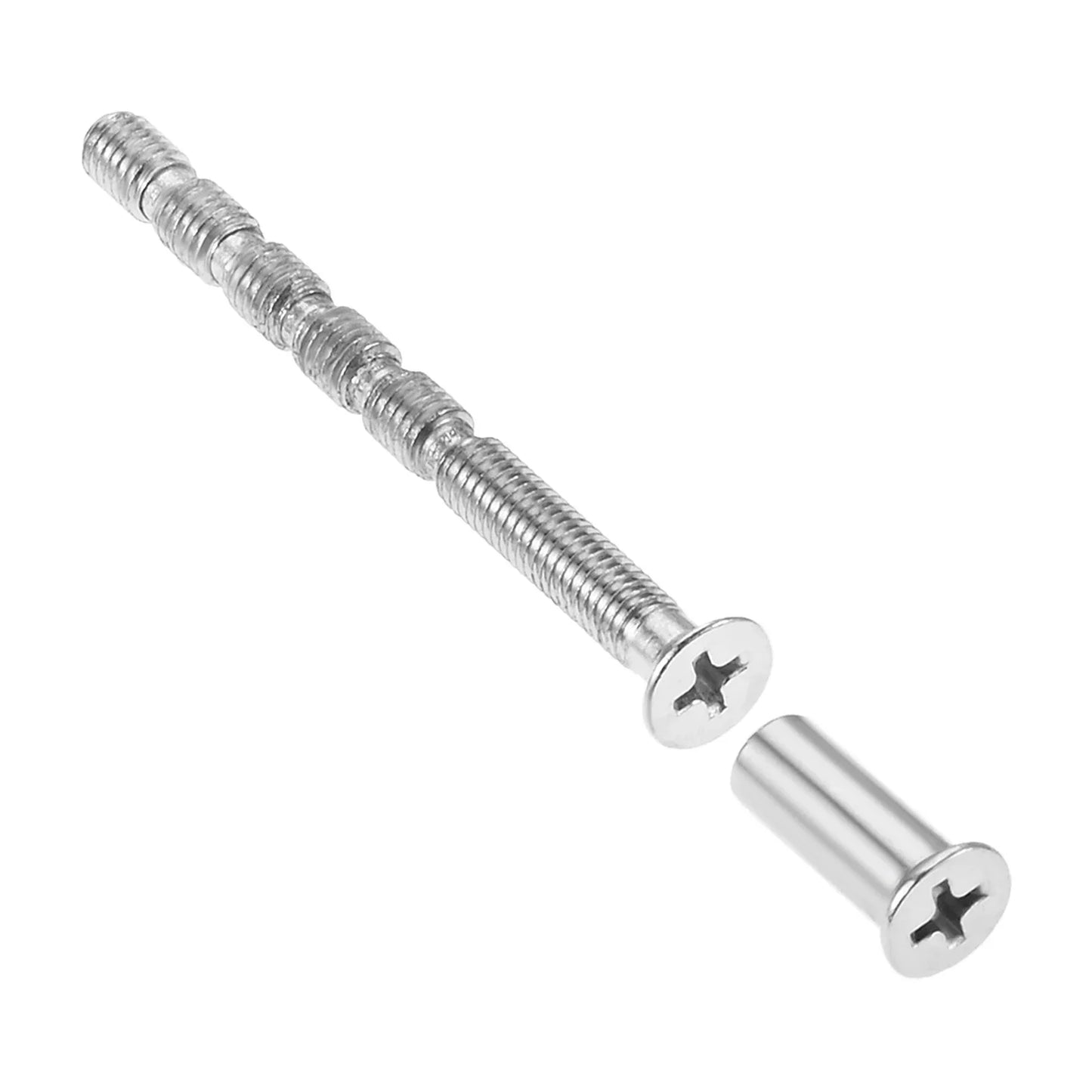10-Set Iron Cuttable Screws M5×60mm for Door Handles & Knobs