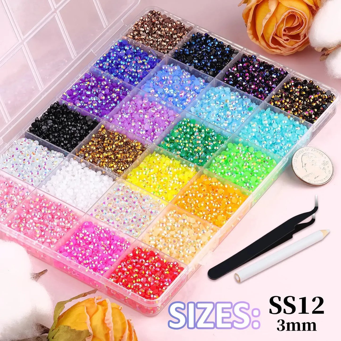 Jelly Rhinestone Flatback Bedazzling Kit – Crystal Gems for DIY