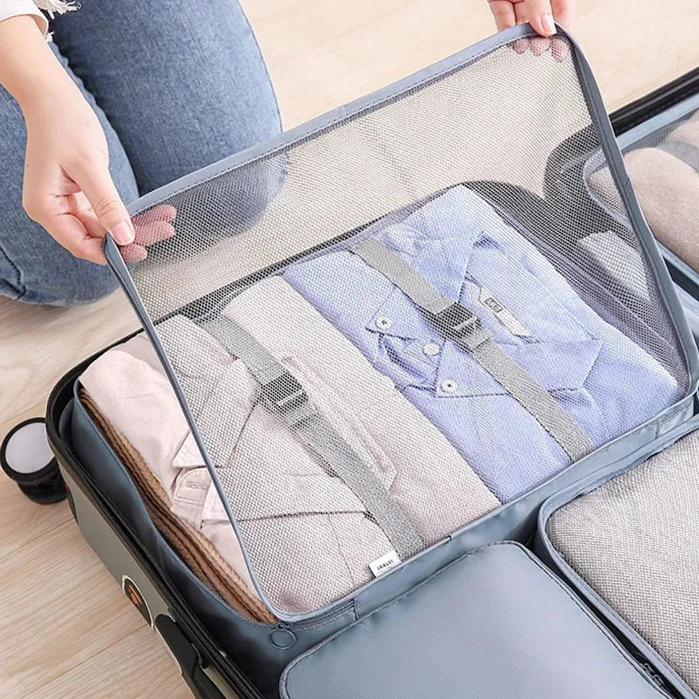 6-Piece Travel Storage & Laundry Bags Set | Clothes Organizer Travel Organizer Bags Peaceful Pleasures Health and Wellness