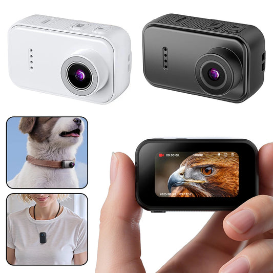 Thumb Actions Camera HD Motion Recorder Camera Cycle Riding VCR Pet Camera Mini Portable Sports DV Body-Cam For Photography Peaceful Pleasures Health and Wellness