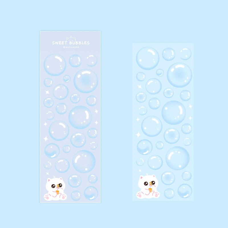 Korean Stickers Wholesale Transparent Bubble Ins Cute Hand Account