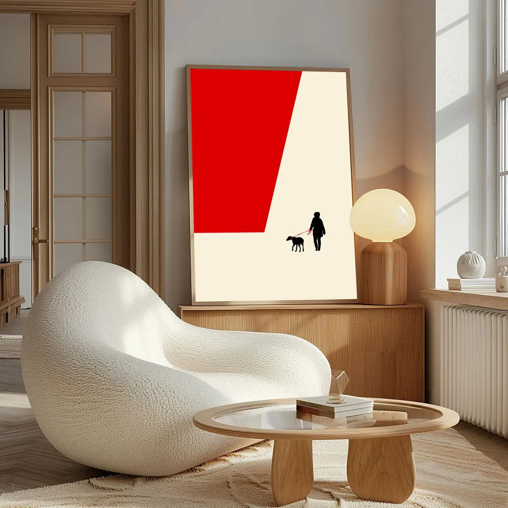 Modern Geometric Minimalist Canvas Wall Art Poster Print Canvas Wall Art Peaceful Pleasures Health and Wellness CD1539 50x70cm Unframed