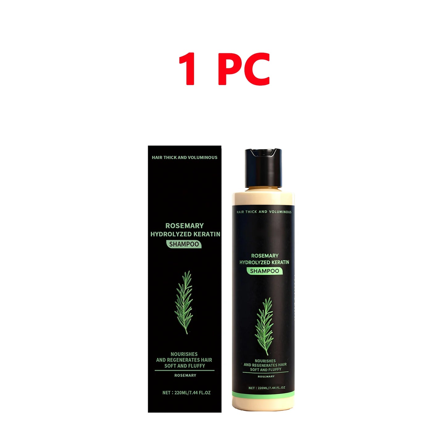 Rosemary & Keratin Volumizing Shampoo for Fine Hair 220ml