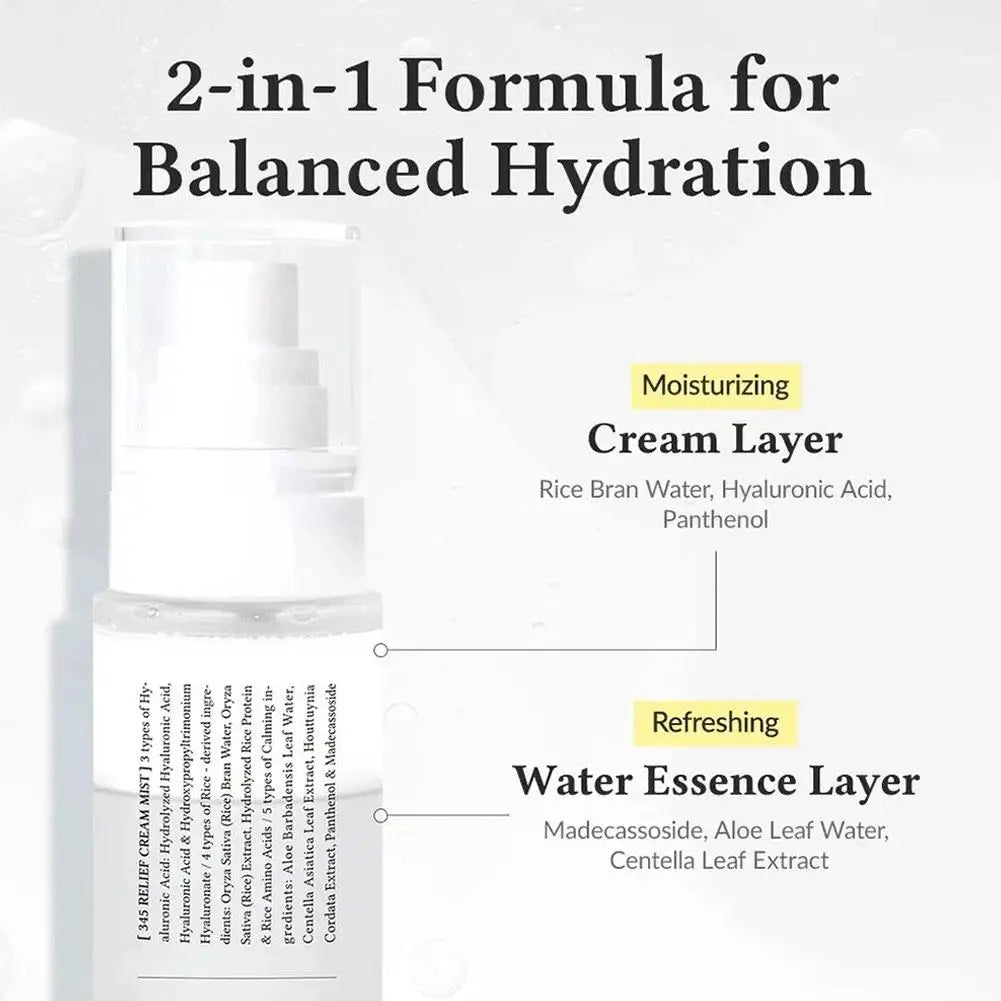 100ml Original Facial Essence Spray Dr. Althea 345 Relief Cream Mist Hyaluronic Acid Moisture Hydrating Smoothing All Skin Types Peaceful Pleasures Health and Wellness