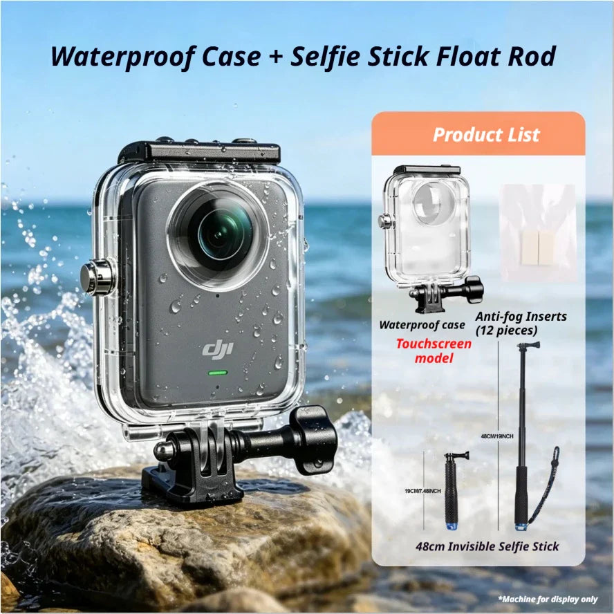 45m Waterproof Dive Case for DJI Osmo 360 | Protective Housing