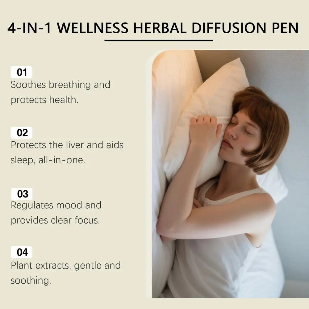 Herbal Energy Combination Bar Natural Herbal Formula Portable Clear Breathing Refreshing Aromatherapy Diffuser Lung-Cleansing Peaceful Pleasures Health and Wellness