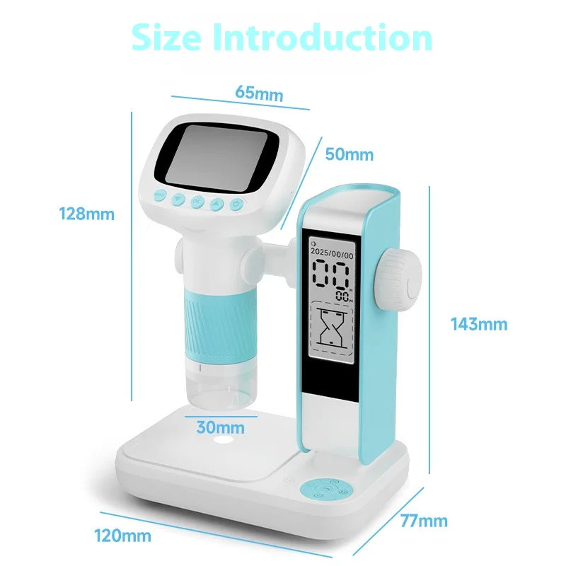 Handheld Digital Microscope Hd Microscope 2Mp Lens Mini Portable Microscopes Peaceful Pleasures Health and Wellness