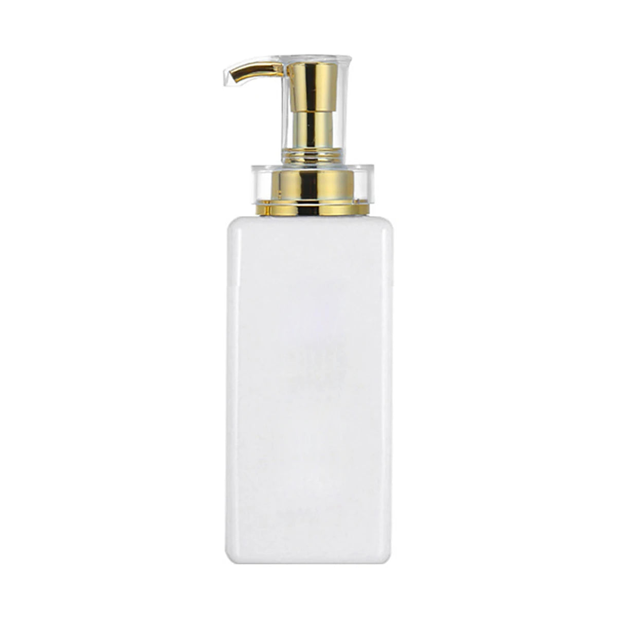 Bathroom Shower Dispenser Shampoo and Conditioner Dispenser with Gold Pump16.9oz Empty Shower Bottles for Bathroom Peaceful Pleasures Health and Wellness white