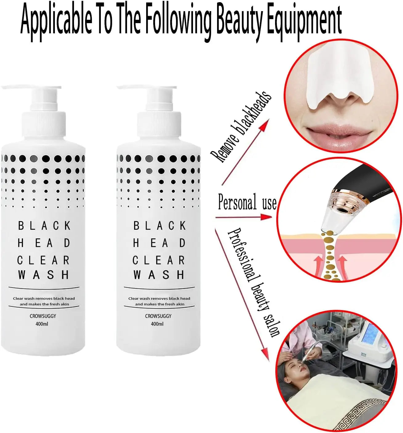 400ml Facial Exfoliation Liquid – Deep Pore Cleansing Treatment