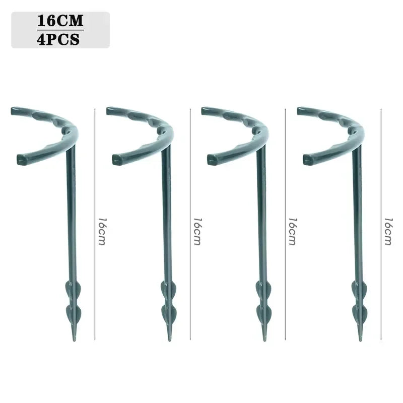 Plant Support Stakes 4-32 Pack | Semicircle Vine Climbing Brackets