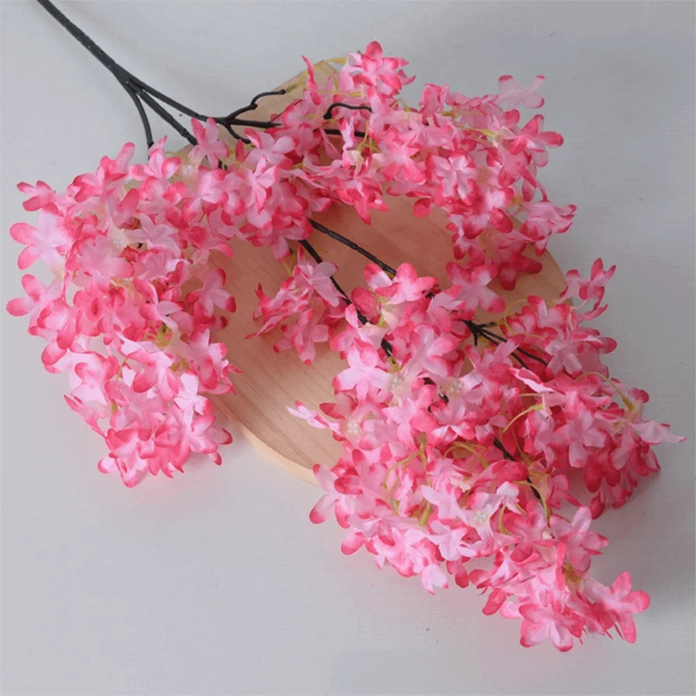 Silk Artificial Lilac Flowers Long Stem | Faux Floral Decor