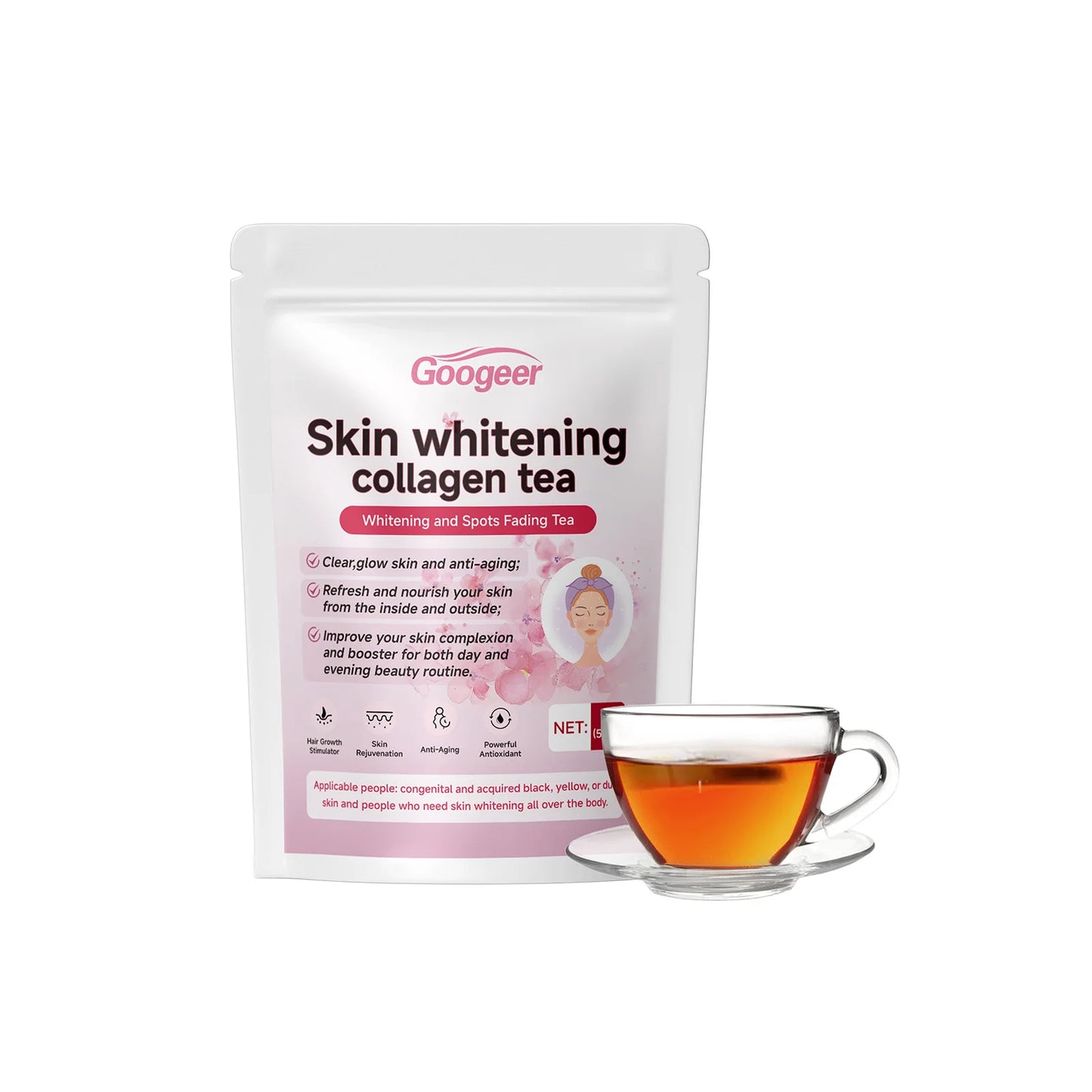 Rose Herbal Supplement – Hawthorn, Cassia & Poria Blend 70g