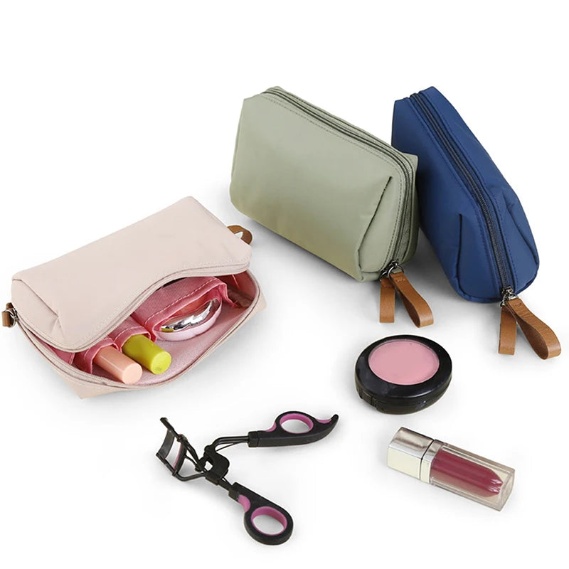 Makeup Bag For Purse Portable Waterproof Cosmetic Bag Lipstick Storage Travel Zipper Pouch For Women Toiletry Organizer Case Peaceful Pleasures Health and Wellness