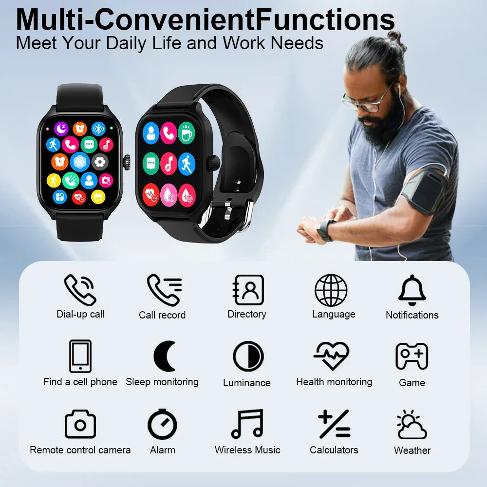 CHAONB Smart Watch – Fitness Tracker for Android & iOS