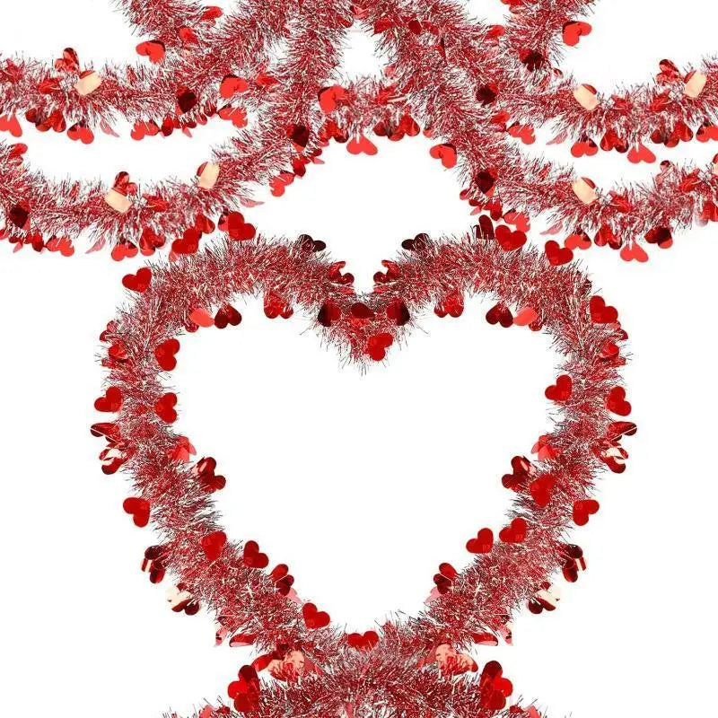 2M Valentine's Day Heart-shaped Pull-up Decorative Ribbon Wedding