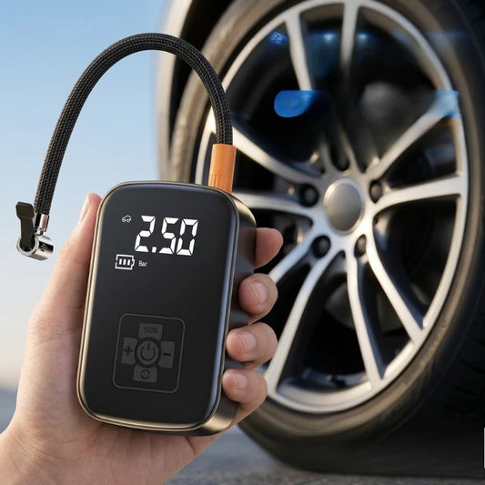 Car-mounted Wireless Inflation Pump Portable Air Pump for Cars Electric Tire Inflation Device for Small Cars Inflating The Tires Peaceful Pleasures Health and Wellness