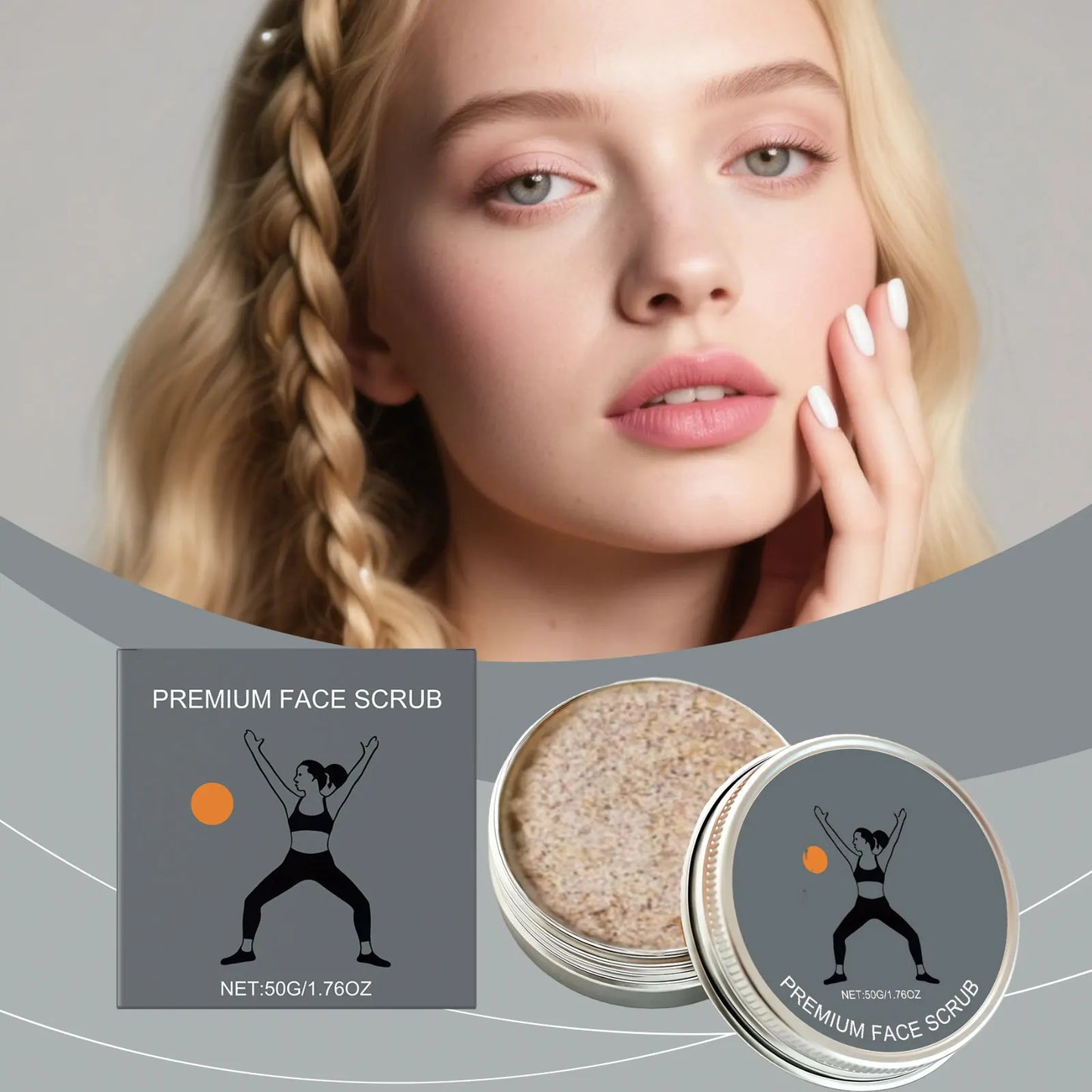 Facial Moisturizing Scrub – Pore Cleansing & Brightening