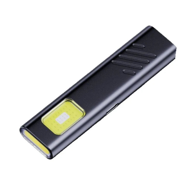 1/2Pcs Mini LED Flashlight Ultra Thin Portable Rechargeable Magnetic Waterproof Strobe for Outdoor Camping Travel Auto Repair Peaceful Pleasures Health and Wellness 1pc