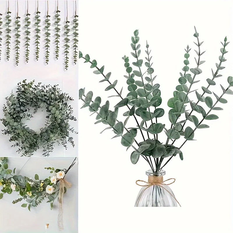 Artificial Eucalyptus Stems | Real Touch Faux Greenery Branches
