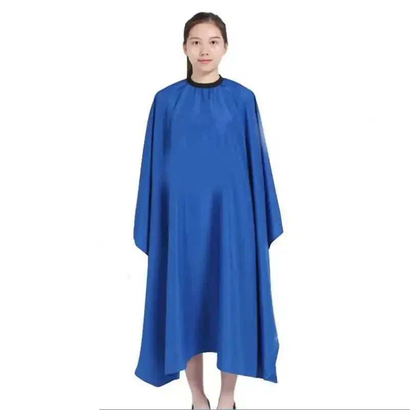 Waterproof Antistatic Haircut Cape | Barber Salon Gown Barber Haircut Cape Peaceful Pleasures Health and Wellness Blue