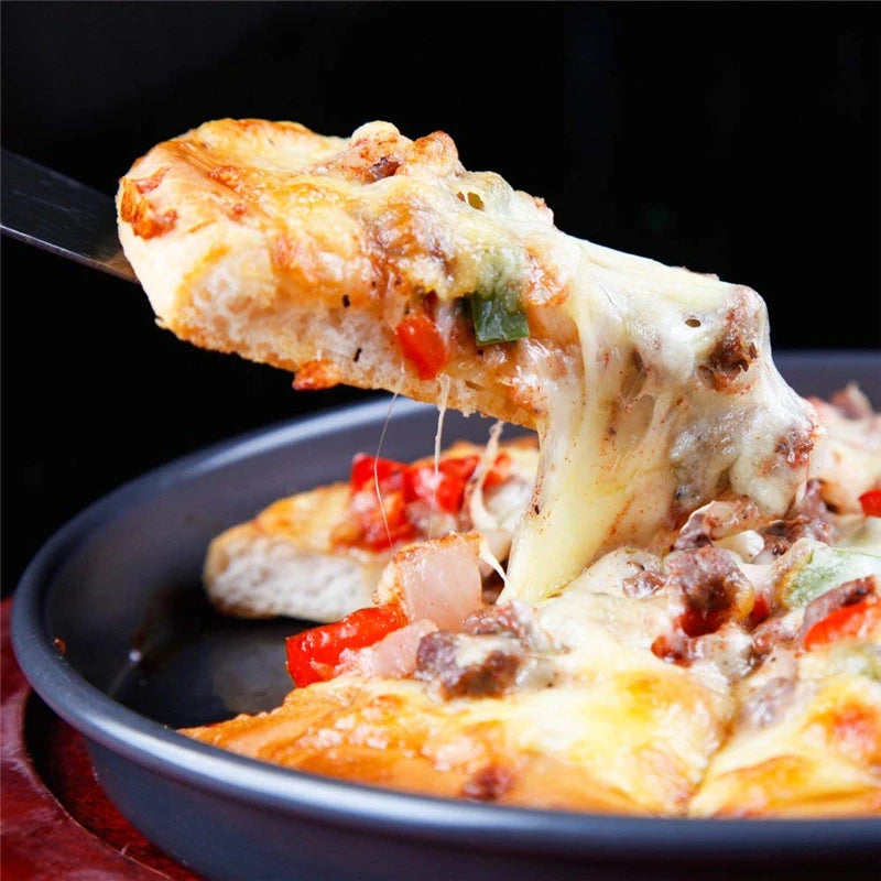 Non-Stick Carbon Steel Pizza Pan – 6"/8"/10" Baking Tray & Mold