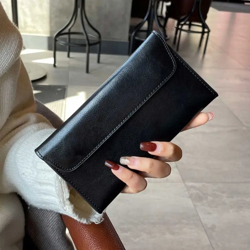 Saint.Bos Women's Genuine Leather Long Wallet | Large Capacity
