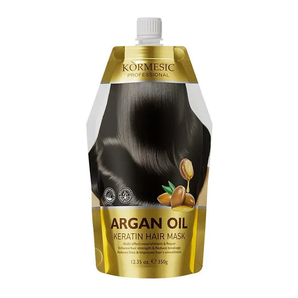 Argan Oil Keratin Hair Mask 350g,Deep Repair Conditioner for Damaged Dry Hair, Moisturizing Treatment for Smooth & Healthy Hair Peaceful Pleasures Health and Wellness B 350gX1