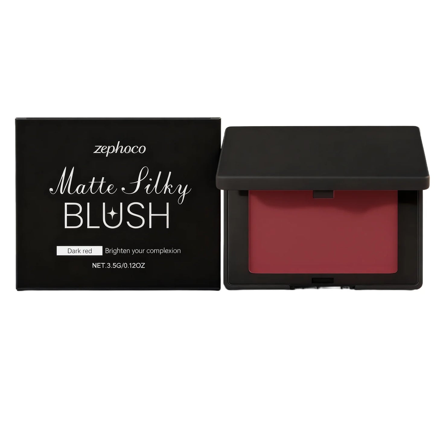 Matte Blush Powder Palette | Silky Peach Long-Lasting Makeup