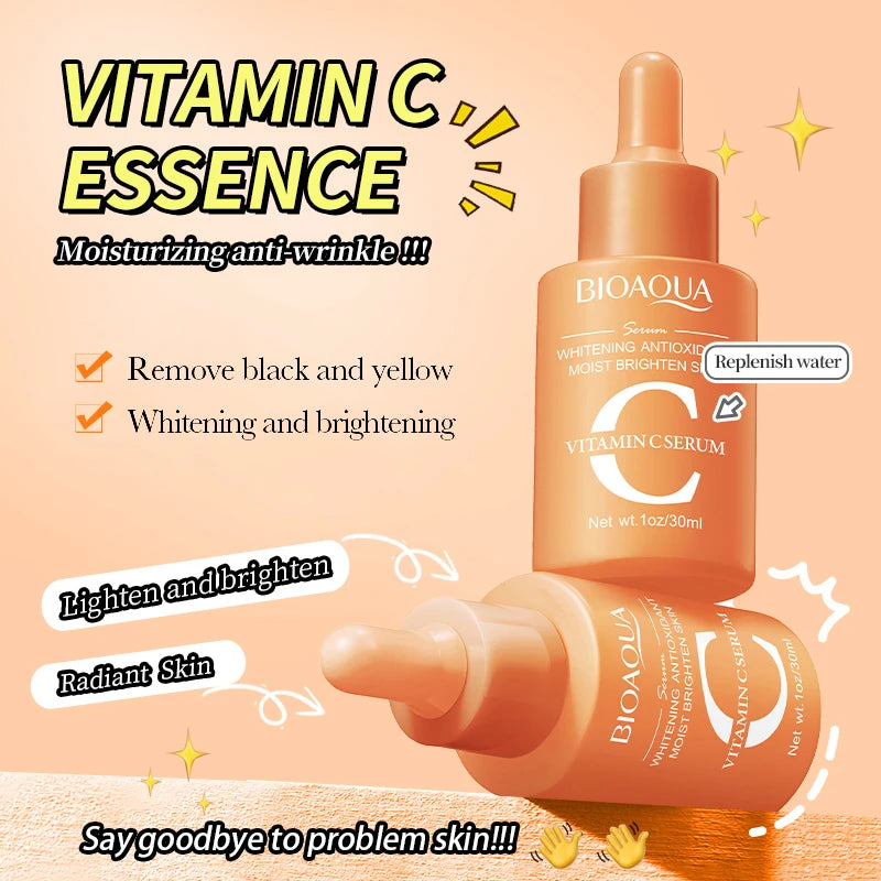 BIOAQUA Vitamin C Retinol Hyaluronic Acid Serum Set 2pcs
