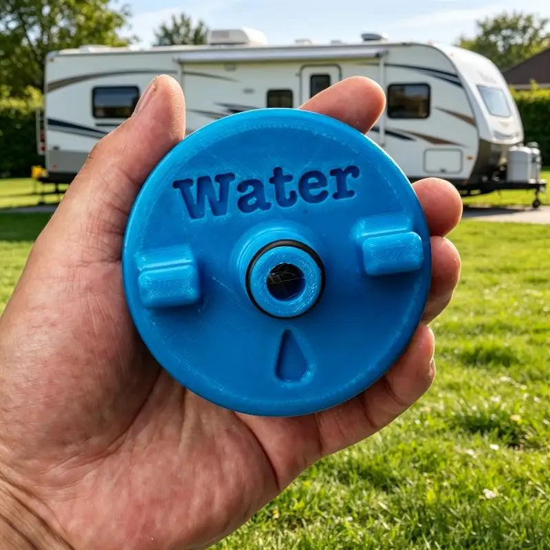 RV Water Filler Inlet Adapters with Sealing Rubber Gaskets Portable Camper Fresh Tank Filling Ports Replacement Connectors Peaceful Pleasures Health and Wellness