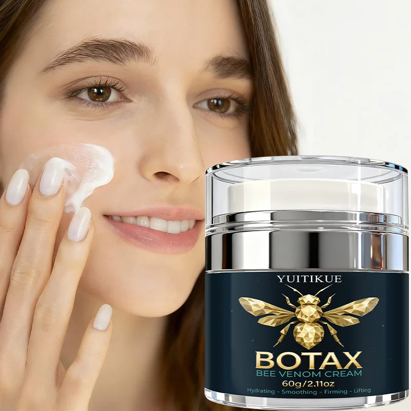 Bee Venom Cream Moisturizing and Anti-Wrinkle Collagen Hyaluronic Acid Face Cream Skincare Cosmetics Suitable for Women and Men Peaceful Pleasures Health and Wellness