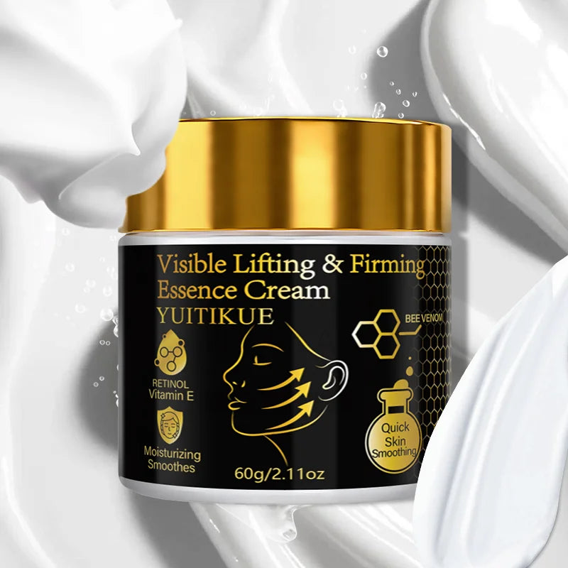 YUITIKUE Bee Venom Lifting Firming Cream 60g Retinol & Vitamin E Moisturizing Essence Cream for Smoother, Youthful Skin Peaceful Pleasures Health and Wellness