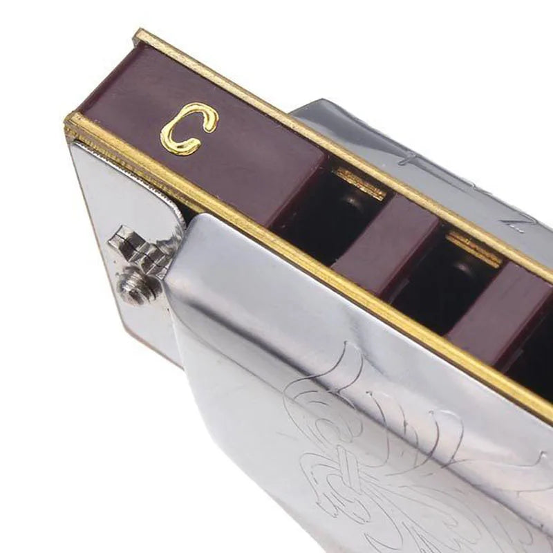 Folkmaster 1072 Harmonica Standard Beginner Diatonic Blues Gaita 10