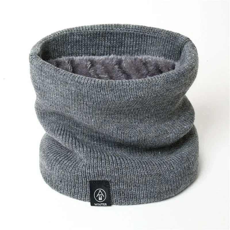 Women's Knitted Cashmere-Like Winter Neck Gaiter Snood Scarf
