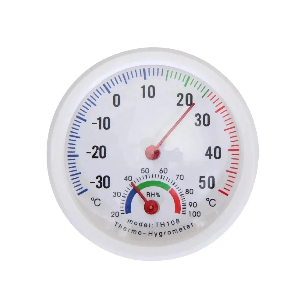 Bell-shaped Analog Hygrometer Temperature Gauge Indoor Outdoor Wet