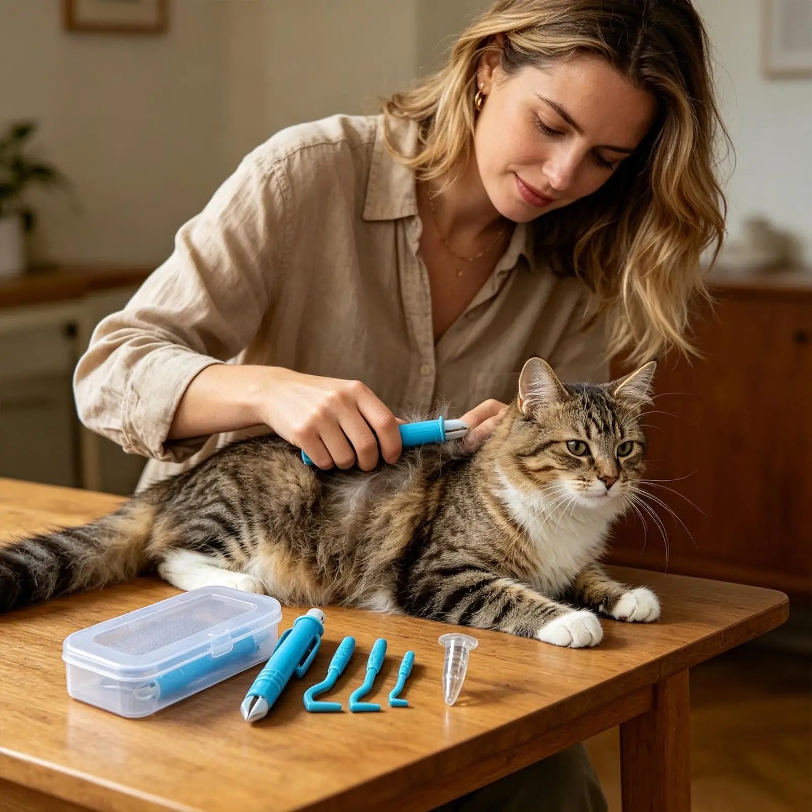 Tick Removal Tool Portable Reusable Tweezers for Dogs Cats Horses Cattle Sheep, Outdoor Home Daily Grooming Travel Camping ﻿ Peaceful Pleasures Health and Wellness