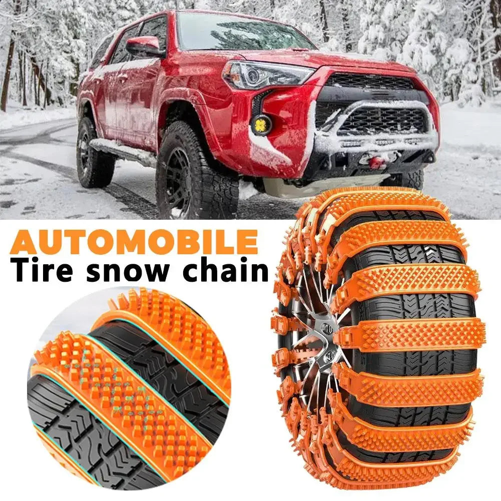20/10pcs Snow Chain Urethane Set Wheel Ties Belts Widen Thicken Car Tire Crawler Anti-skid Wheel Tyre Ties Winter Emergency Tool Peaceful Pleasures Health and Wellness