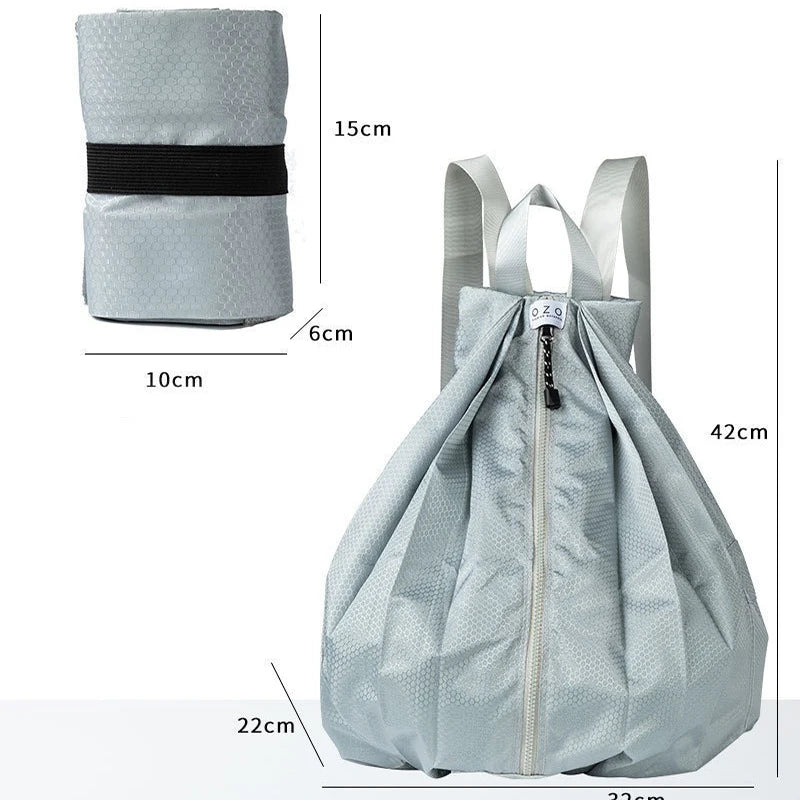 Foldable Waterproof Backpack – Lightweight Travel Bag
