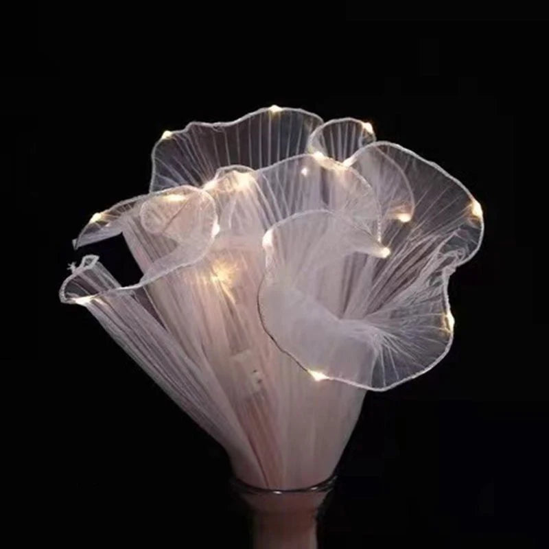LED Lace Mesh Bouquet Wrapping Yarn | Wedding & Birthday Décor
