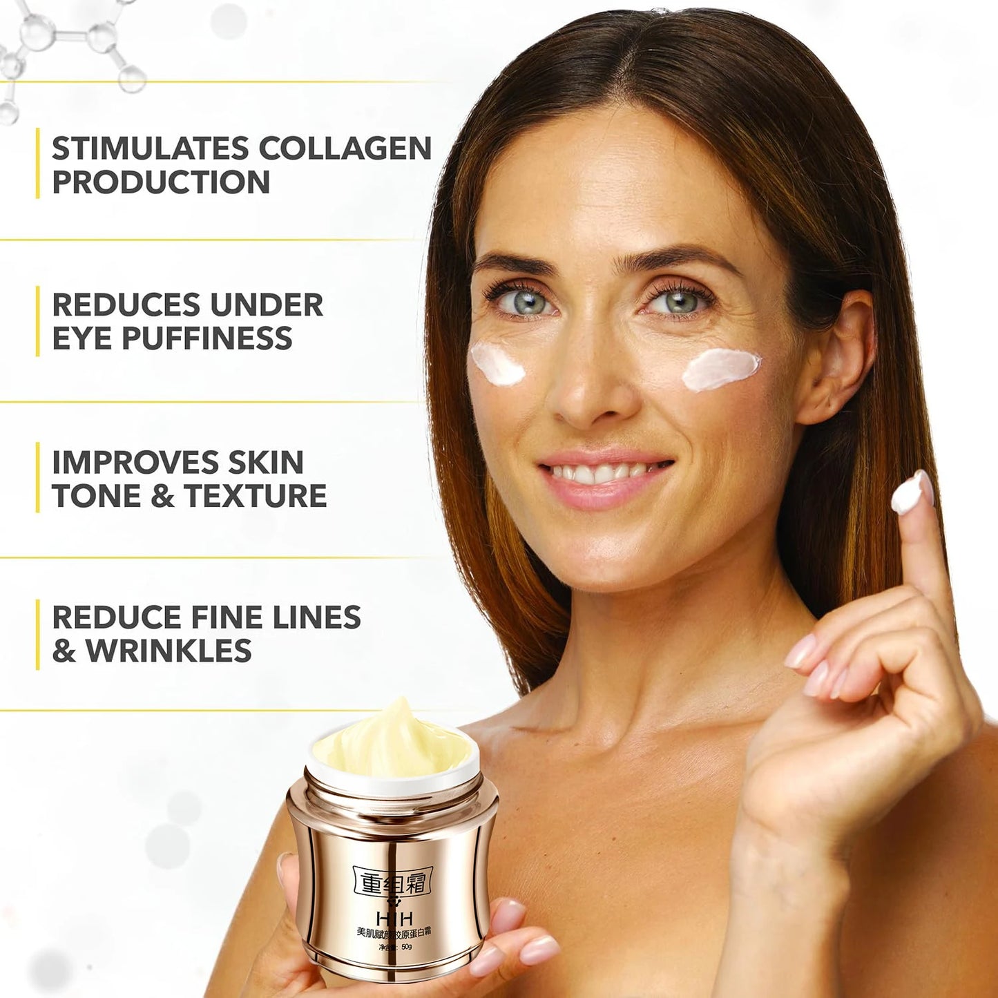 Collagen Face Cream – Firming, Brightening & Smoothing Moisturizer