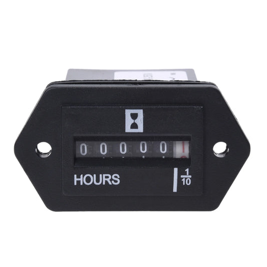 A36T-3X AC100-250V Electromechanical Hour Meter Counter Peaceful Pleasures Health and Wellness Black