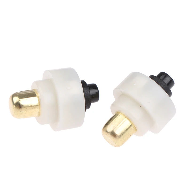 New 2Pcs 20mm LED Flashlight Push Button Switch ON/ OFF Electric Torch Tail Switch Peaceful Pleasures Health and Wellness
