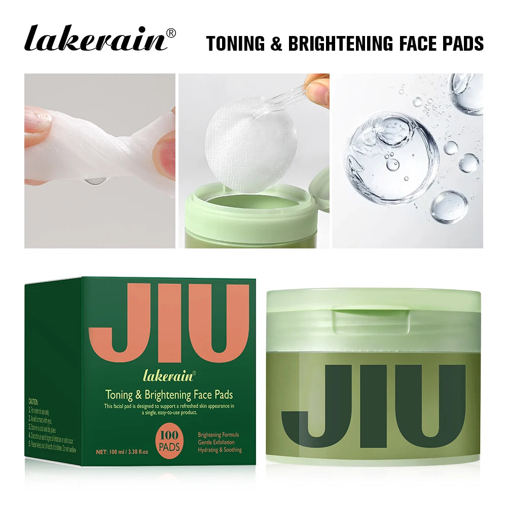 Toning & Brightening Face Pads Deep Moisturizing Tighten Enhance Radiance Soothing Sensitive Skin Circular Skincare Cotton Pad Peaceful Pleasures Health and Wellness